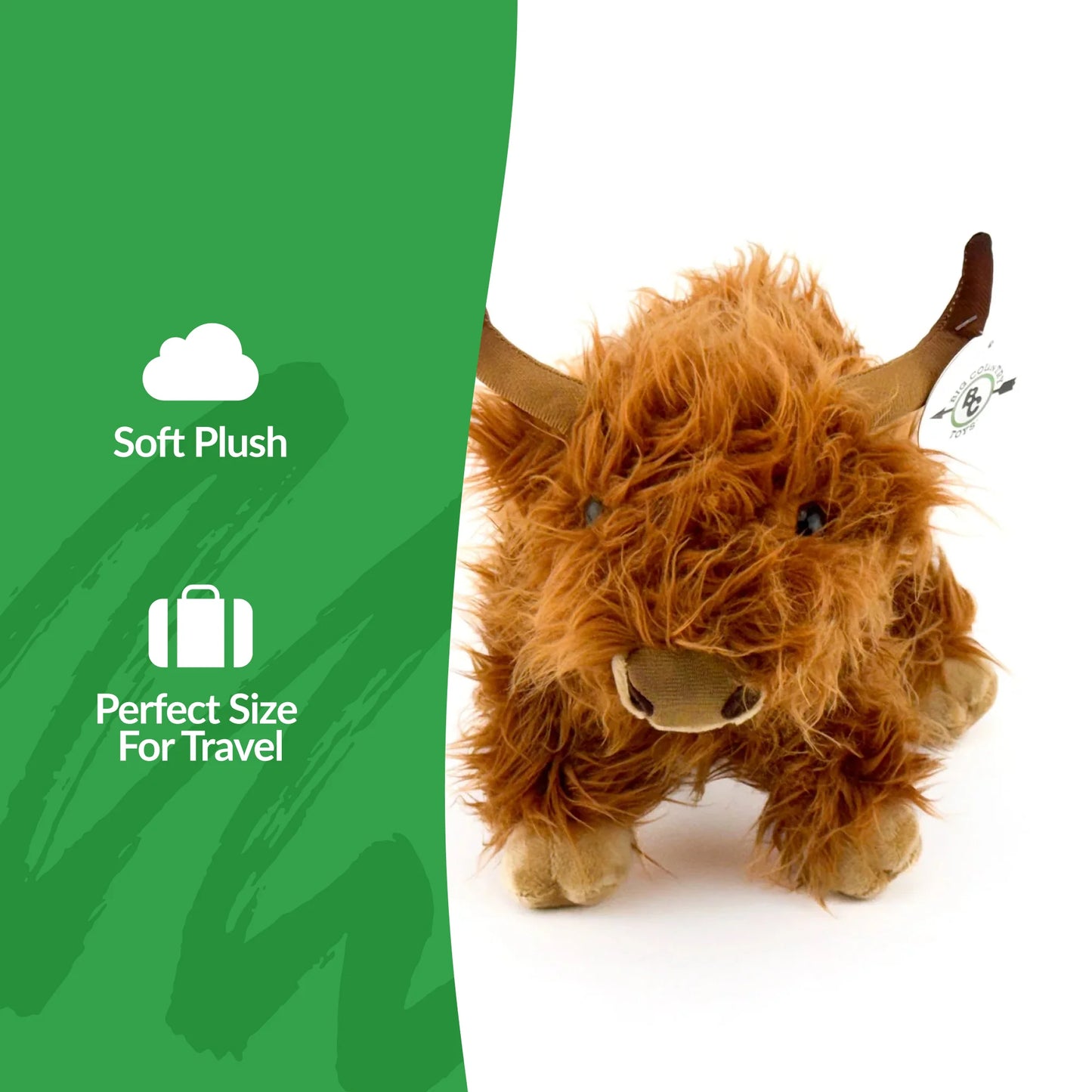Highland Plush Cow 14"