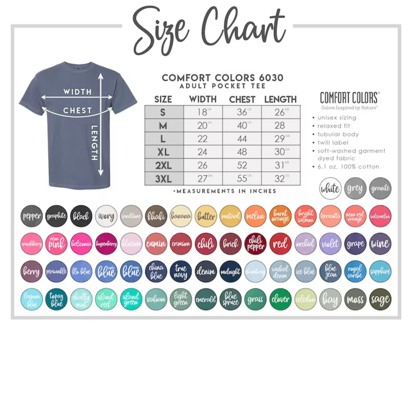 Pocket Script Custom Embroidered Tee Shirt