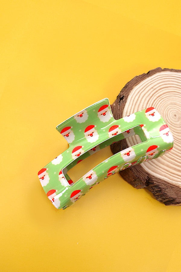 Christmas Merry Holiday Claw Clip