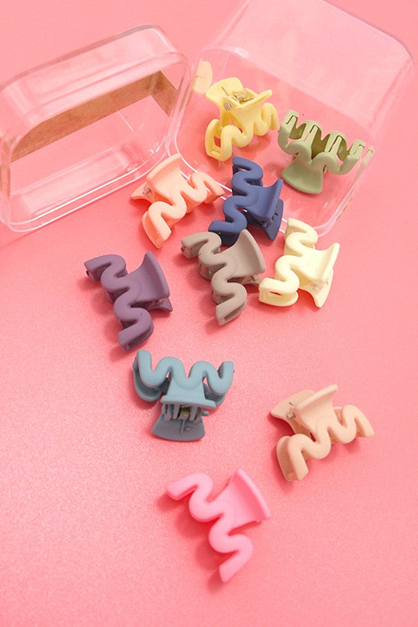 Mini Pack Of 10 Waivy Rectangle In A Case