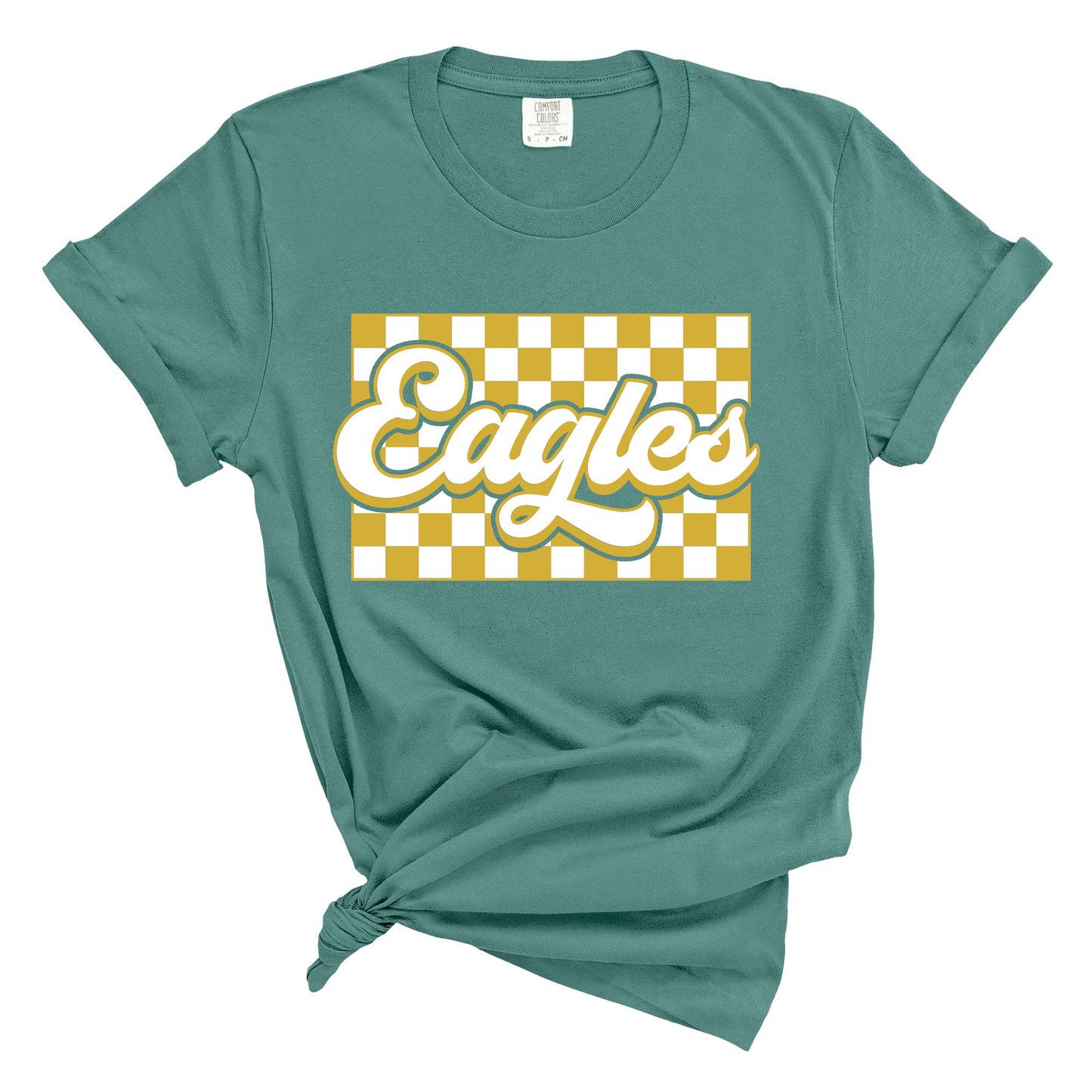 Checkered Eagles Tee