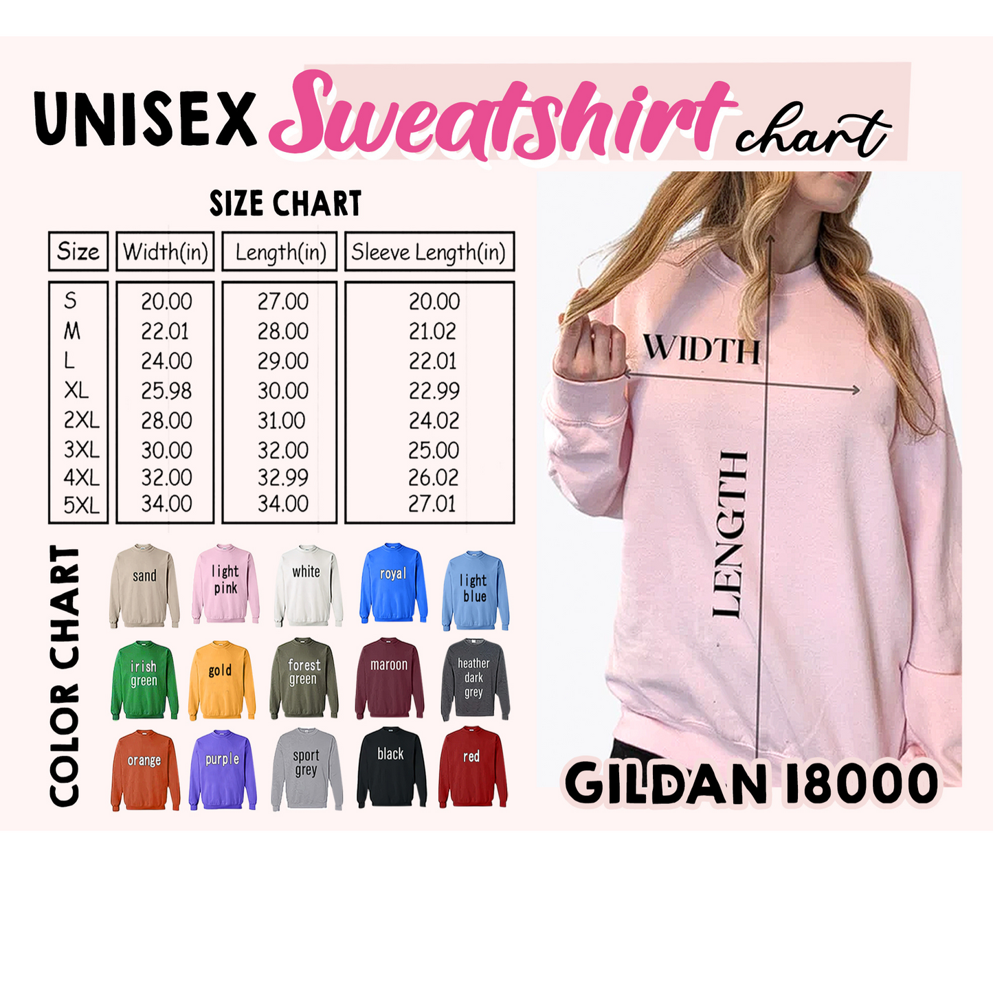 Script Custom Name Embroidered Sweatshirt