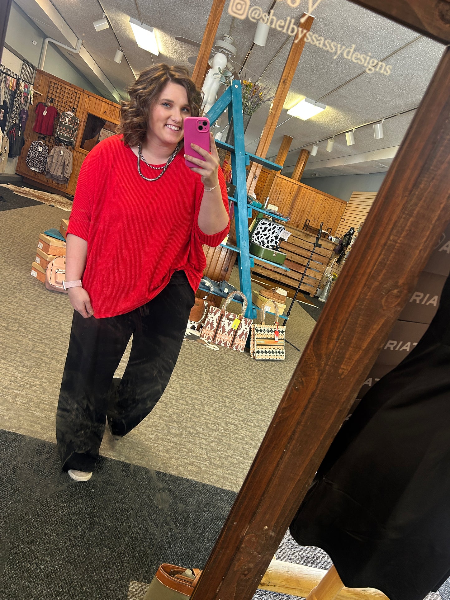 Oversized Rib Knit Top