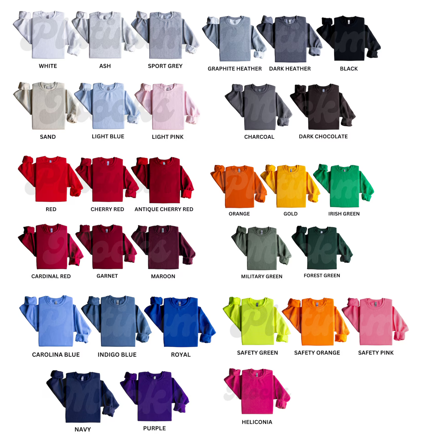 Puff Mascot Sweatshirt | You choose Thread & Sweatshirt Color