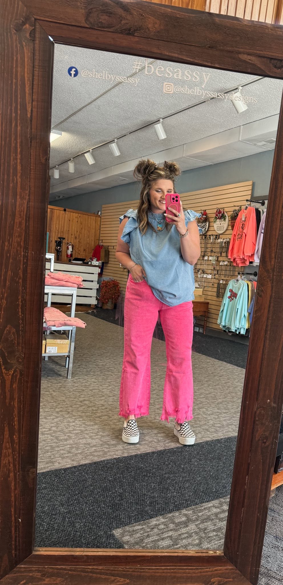Babydoll Top Denim Light Wash