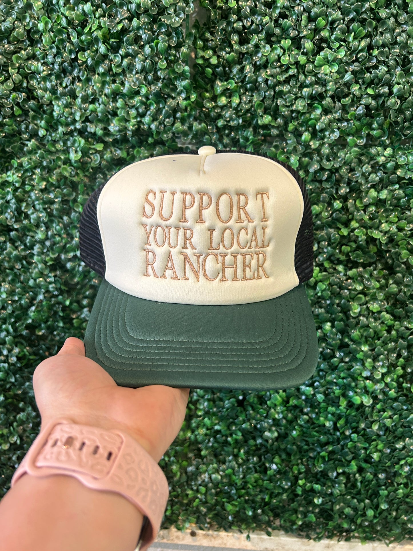 Support Your Local Rancher foam trucker