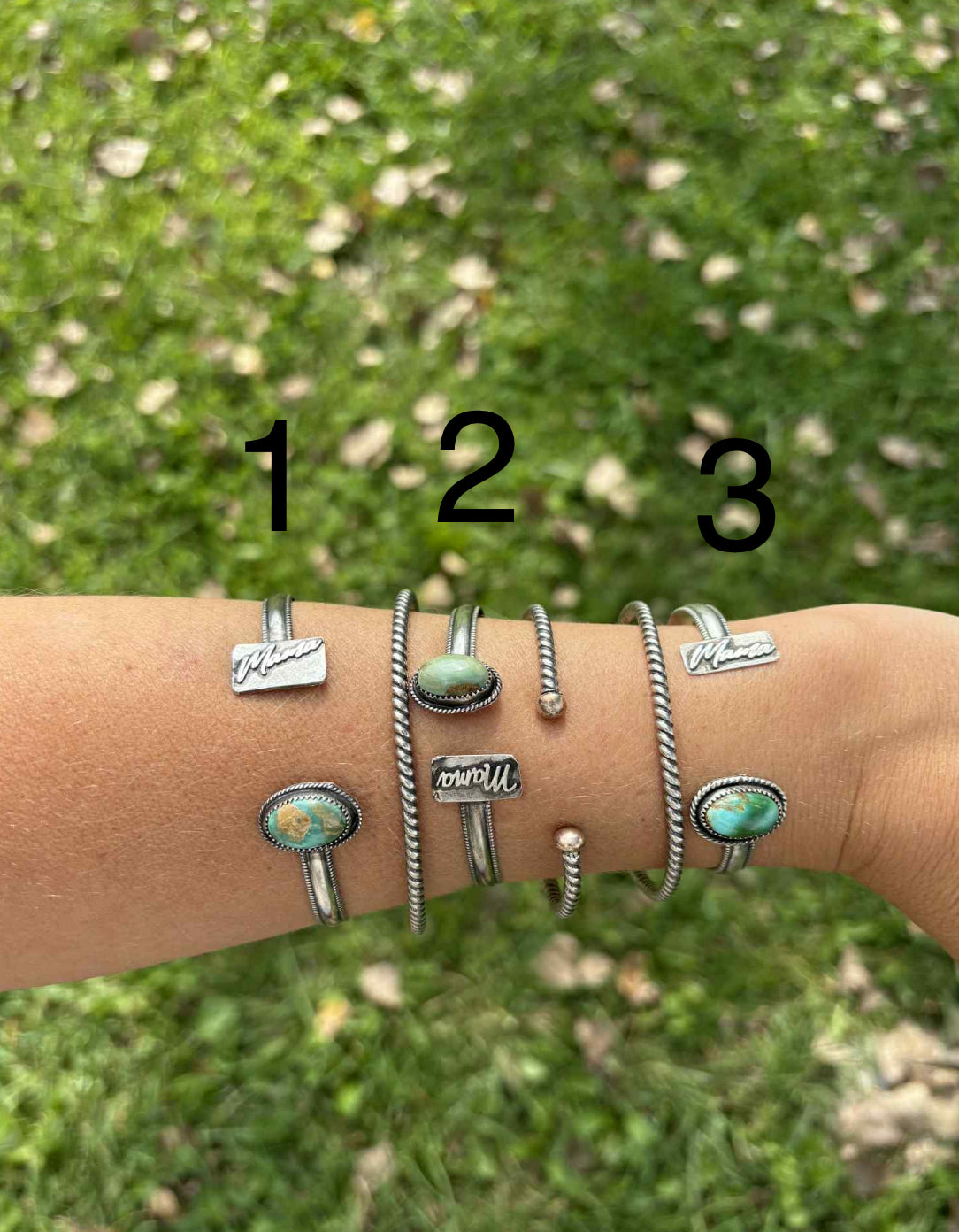 Mama Cuff | Genuine Sterling Silver & Turquoise | Jackson Forge