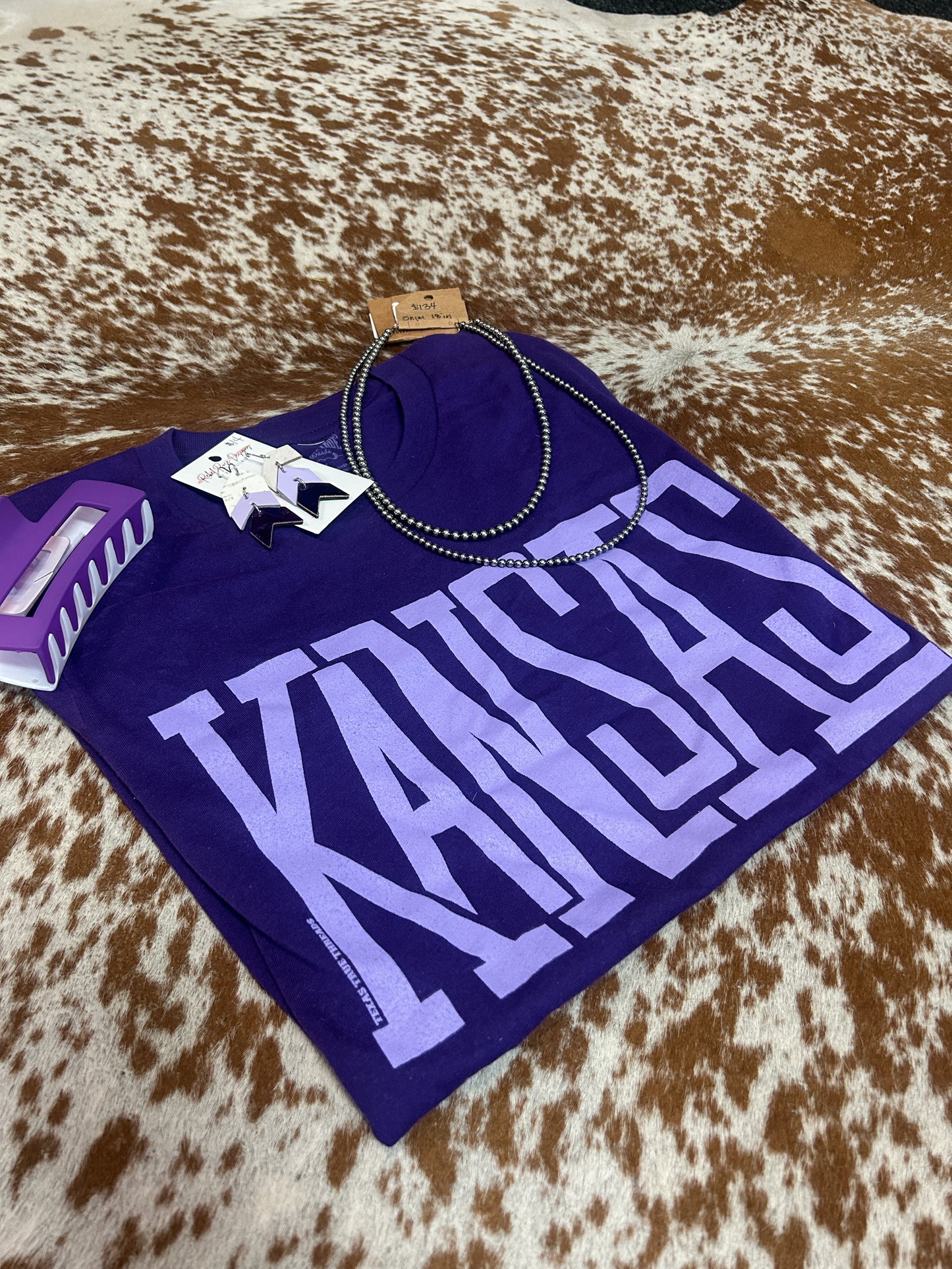 Kansas Block Tee