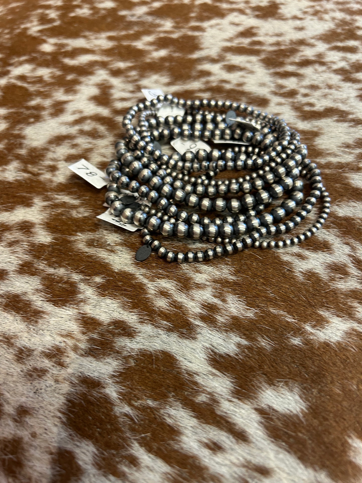 Navajo Pearl Stretch Bracelet