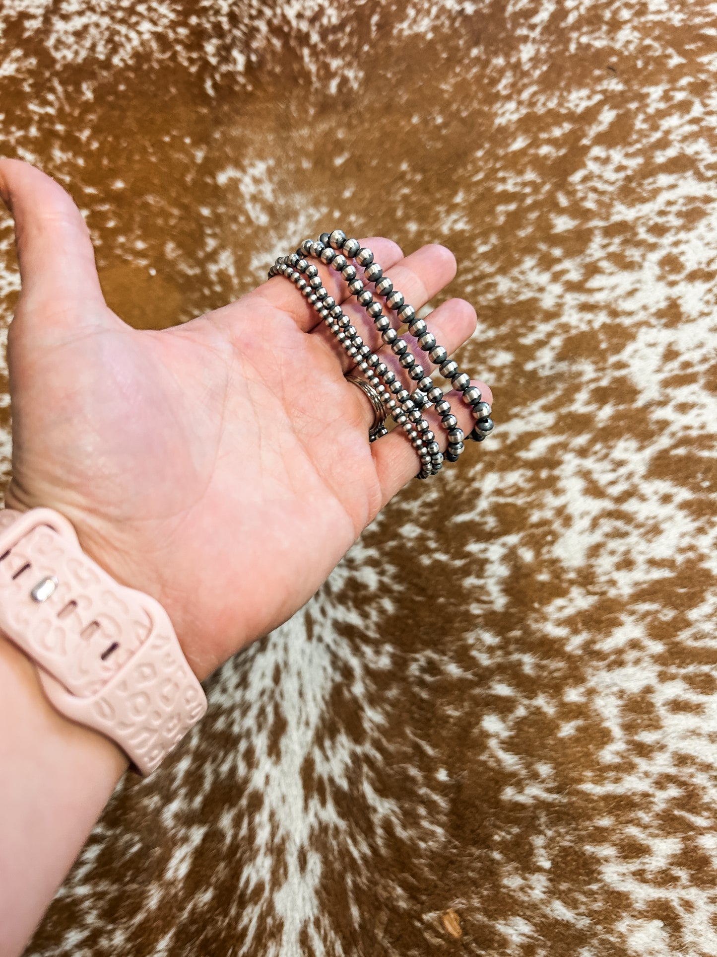 Navajo Pearl Stretch Bracelet