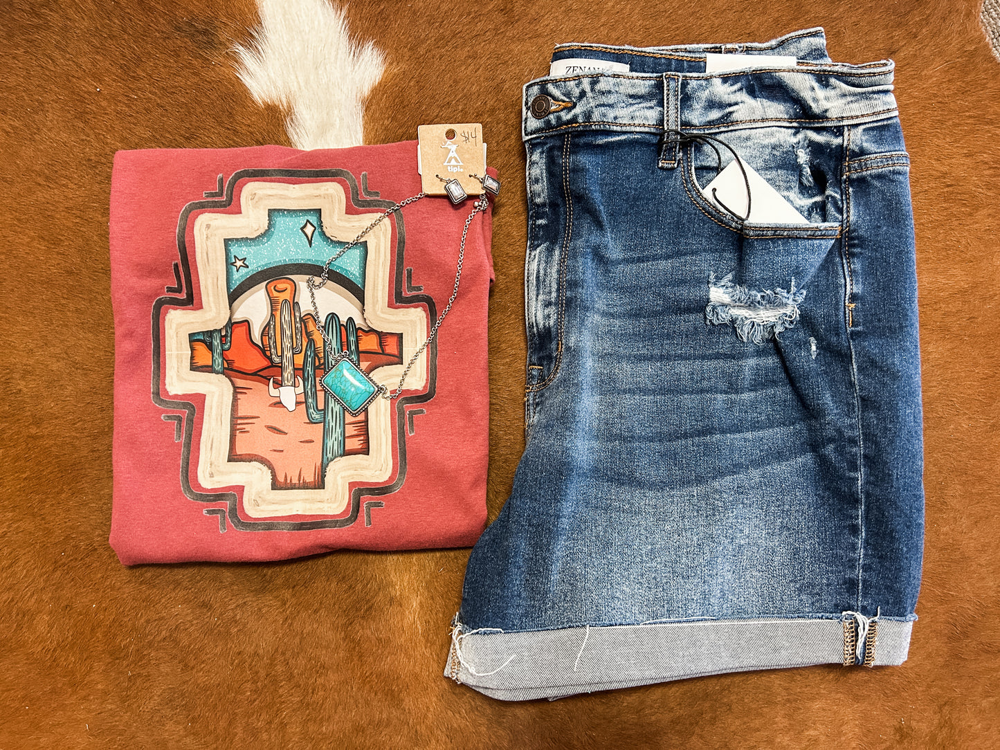 Western Pendleton Tee