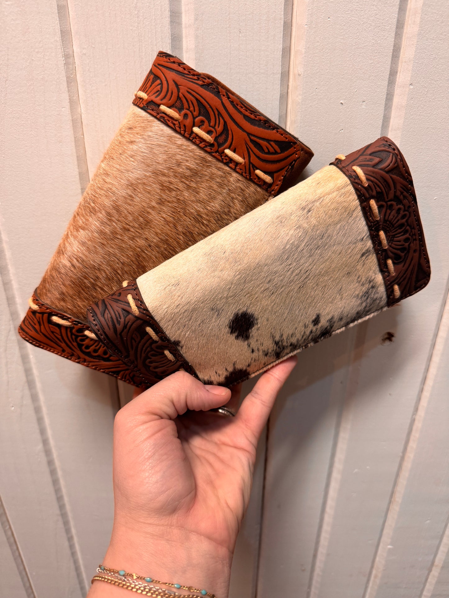 Trintity Hair on Hide Wallet | 2 Colors