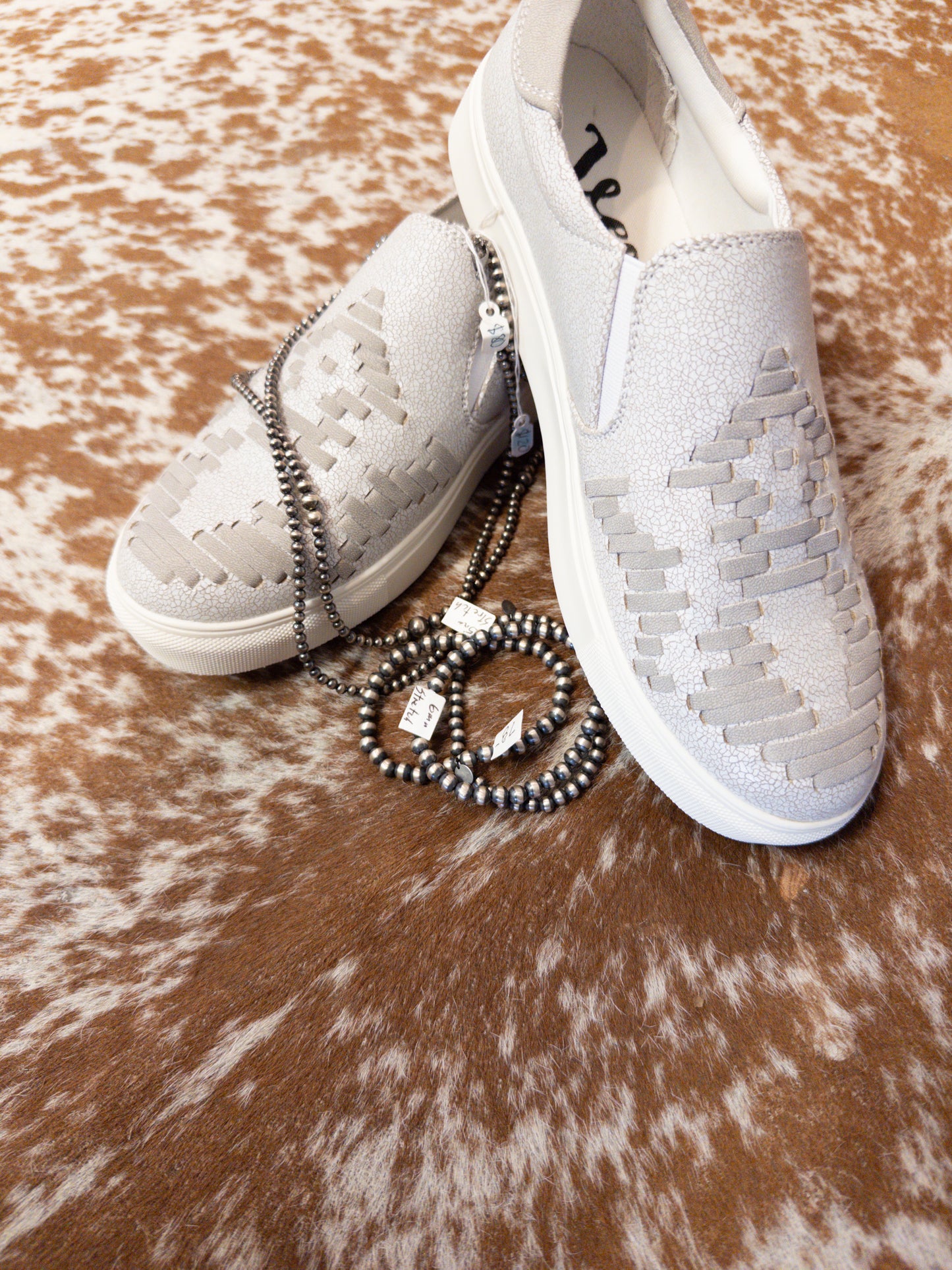 Very G Marian | Silver Leather Slip On