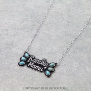 Western Ranchin Mama Stone Necklace