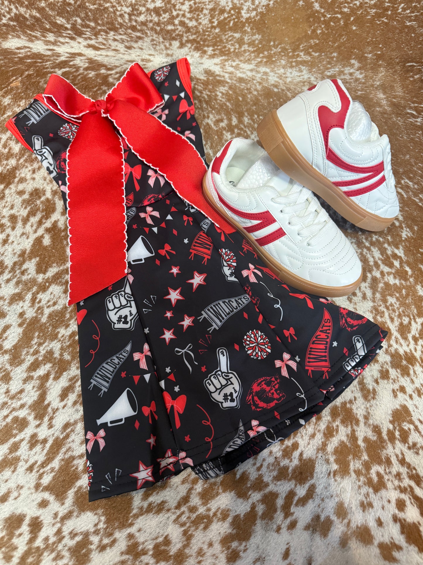 Red and Black Wildcats Yoga Dress | SSD exclusive