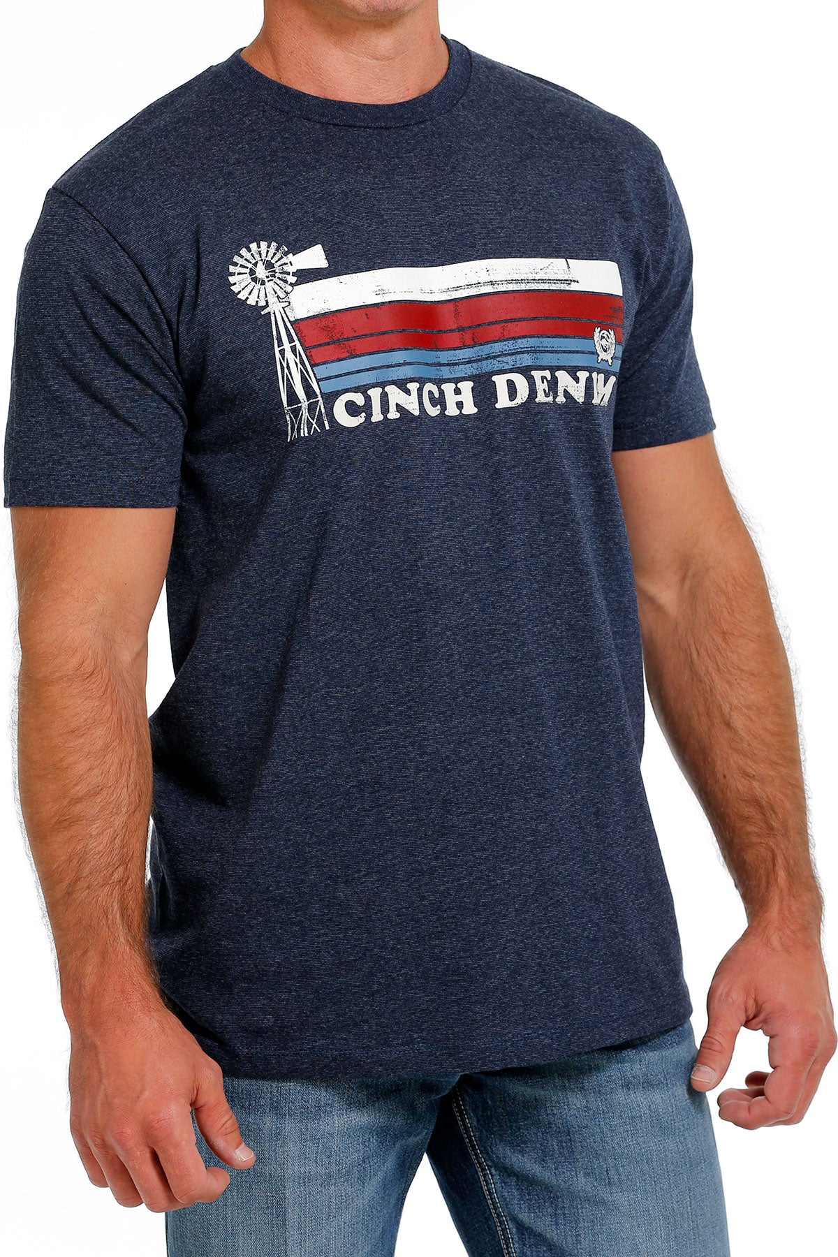 Cinch Mens Navy Tee