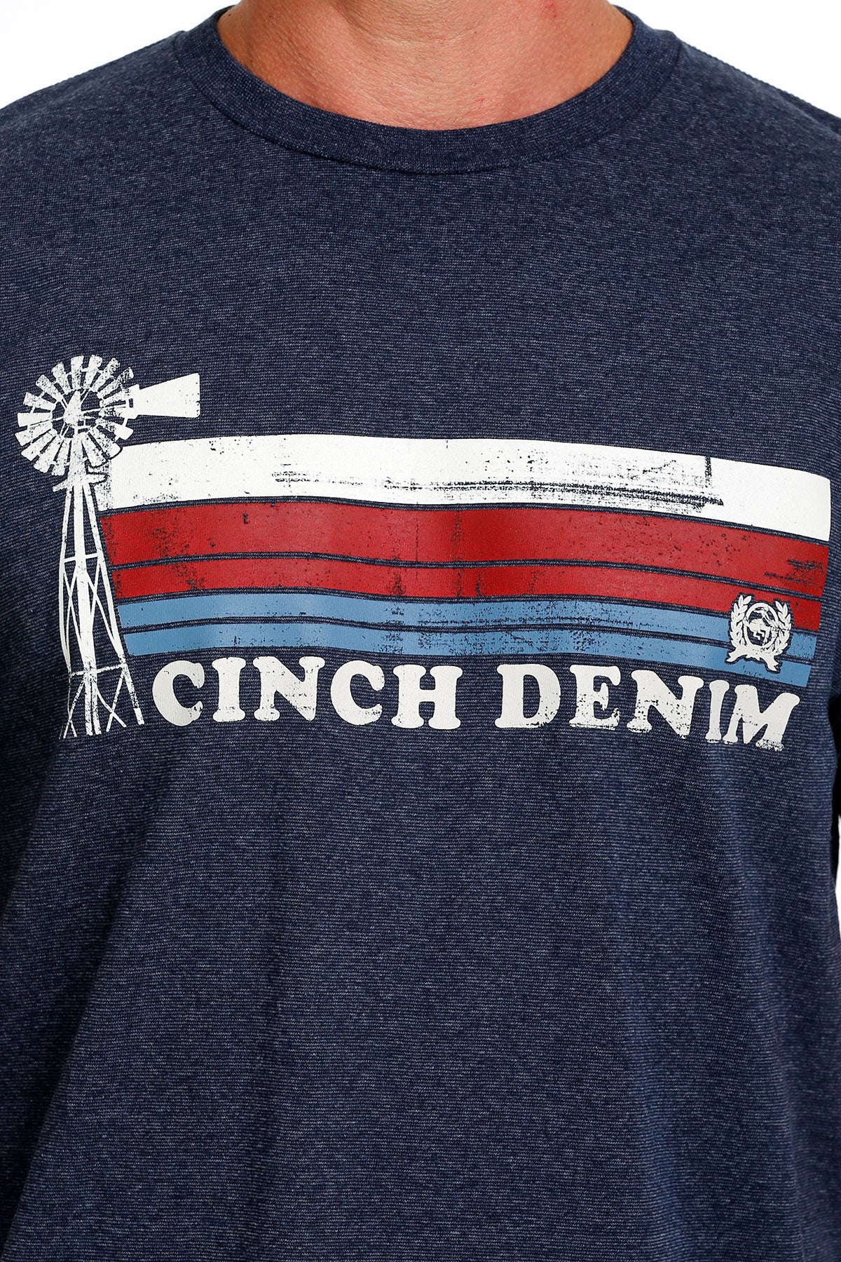 Cinch Mens Navy Tee