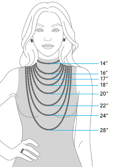 8mm Navajo Pearl Necklace (various lengths)