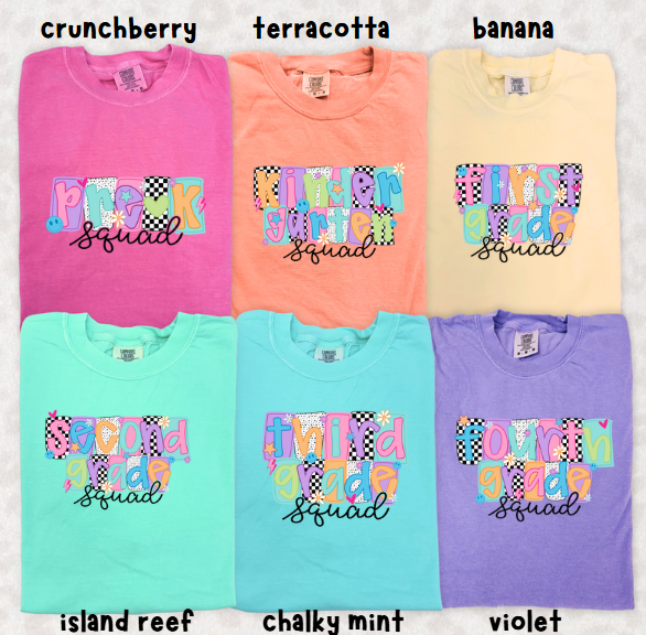 Checkered Preppy Grad Squad | 2T-3x | other colors