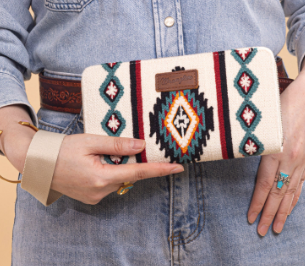 Wrangler Southwestern Knitted Wallet/Wristlet | more colors
