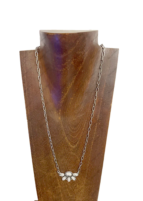 Prairie Moon Paper Clip Chain Necklace (2 Colors)