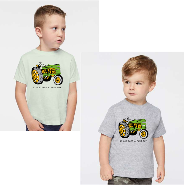 So God Made a Farm Boy | 3t- Youth Large