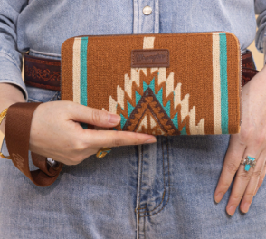 Wrangler Southwestern Knitted Wallet/Wristlet | more colors