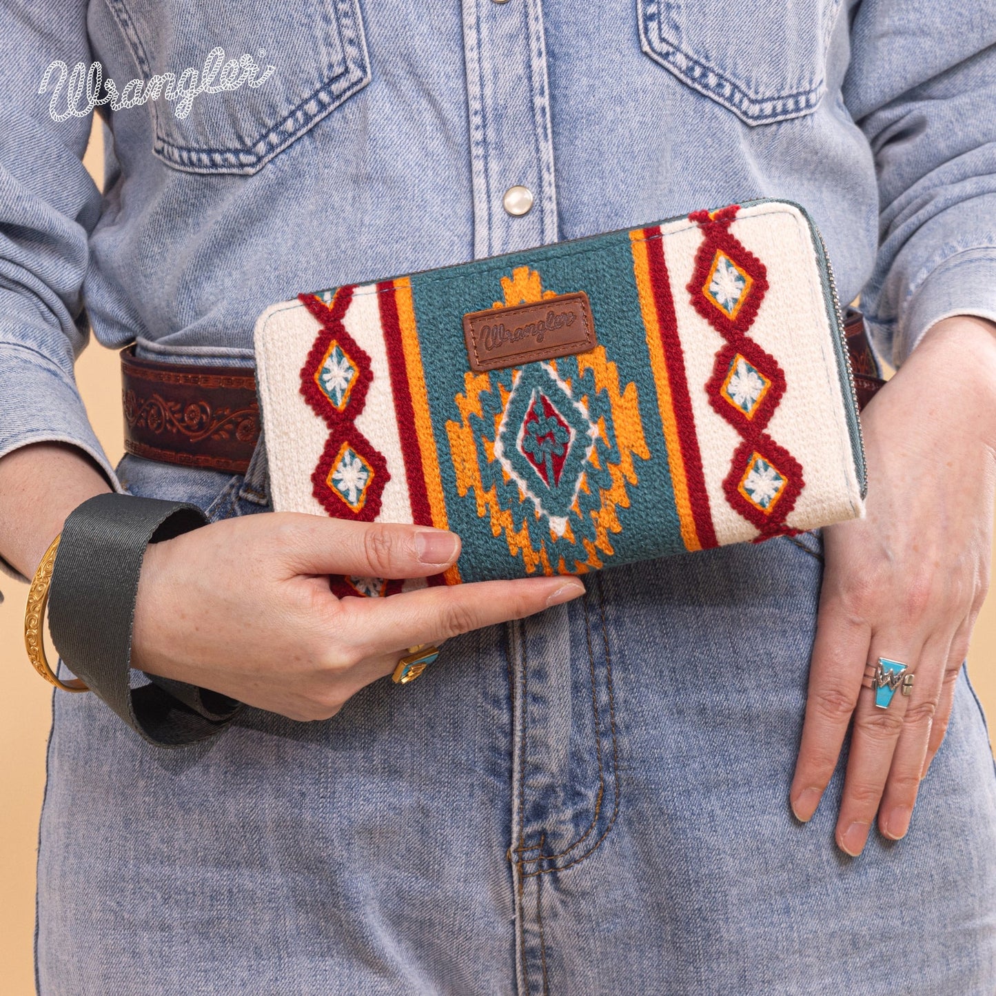 Wrangler Southwestern Knitted Wallet/Wristlet | more colors