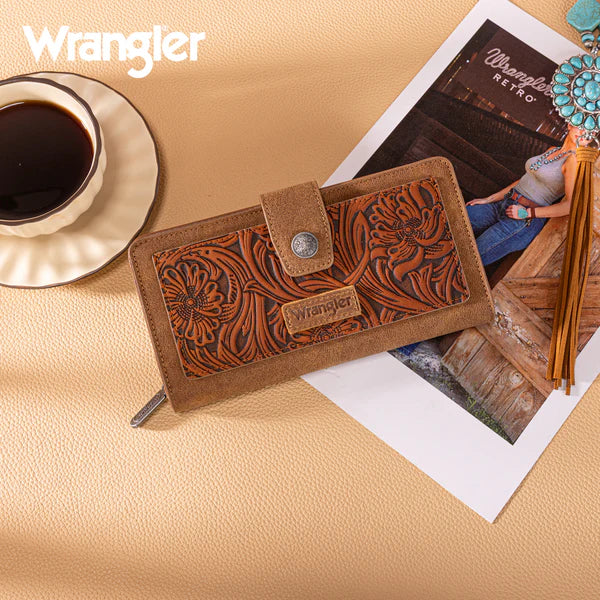 Wrangler Tooled Wallet | 2 Colors