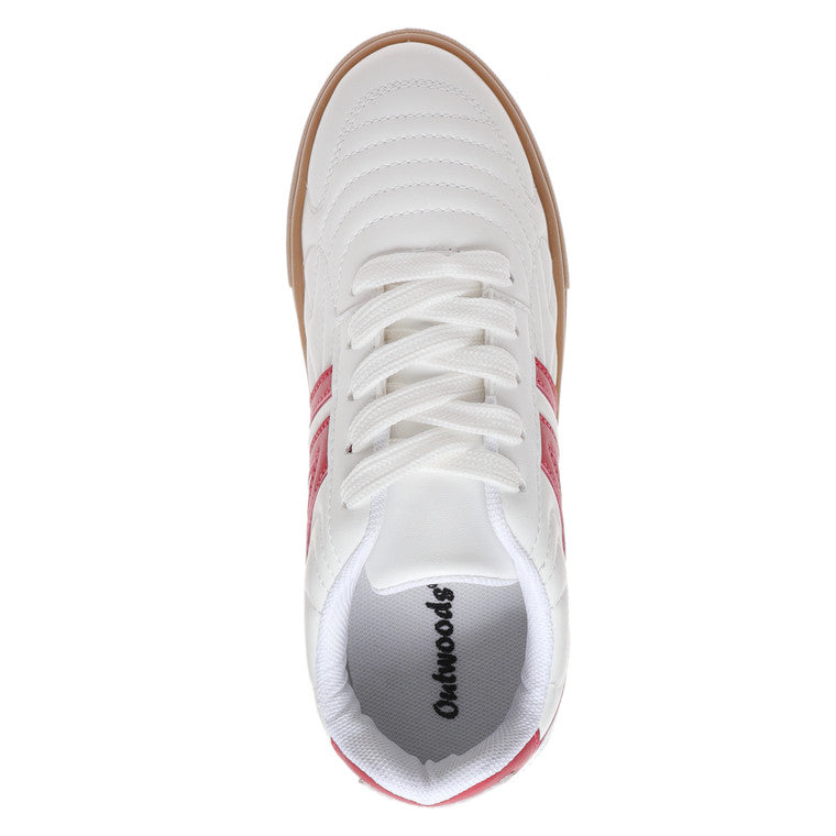 Kids Red & White Sneaker