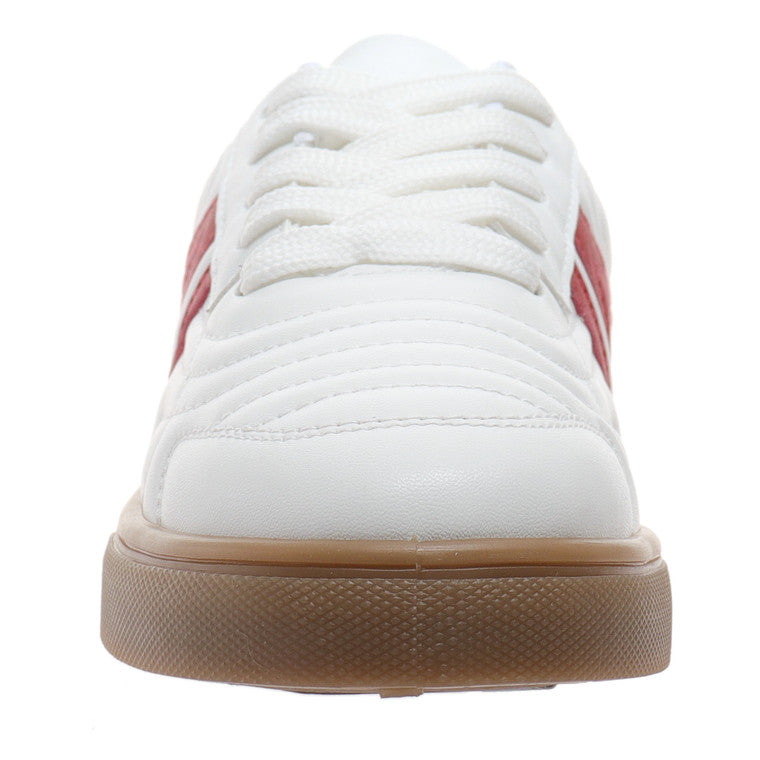 Kids Red & White Sneaker
