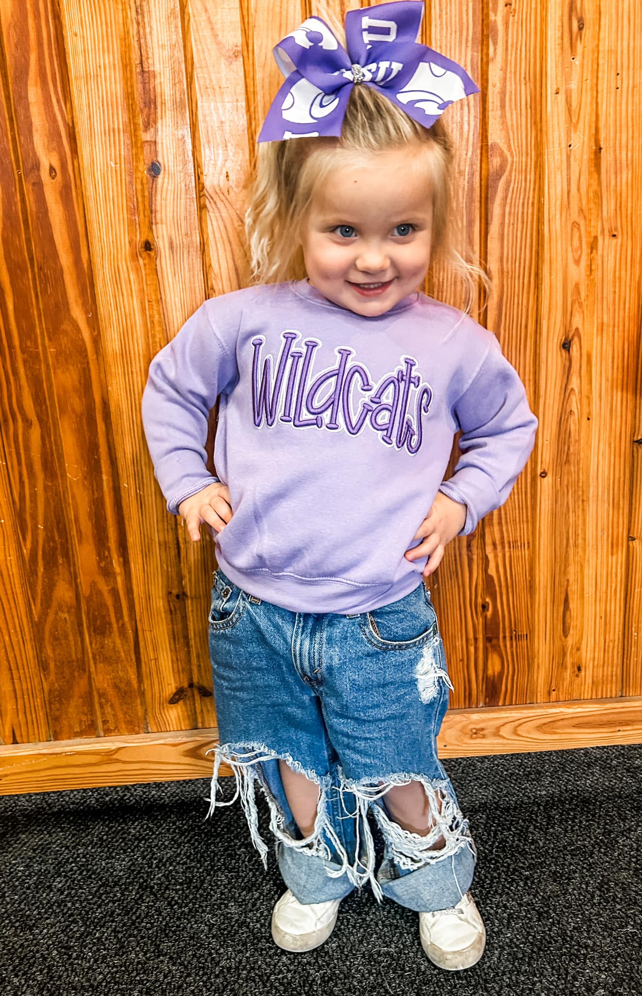 Puff Embroidery Wildcats - Toddler