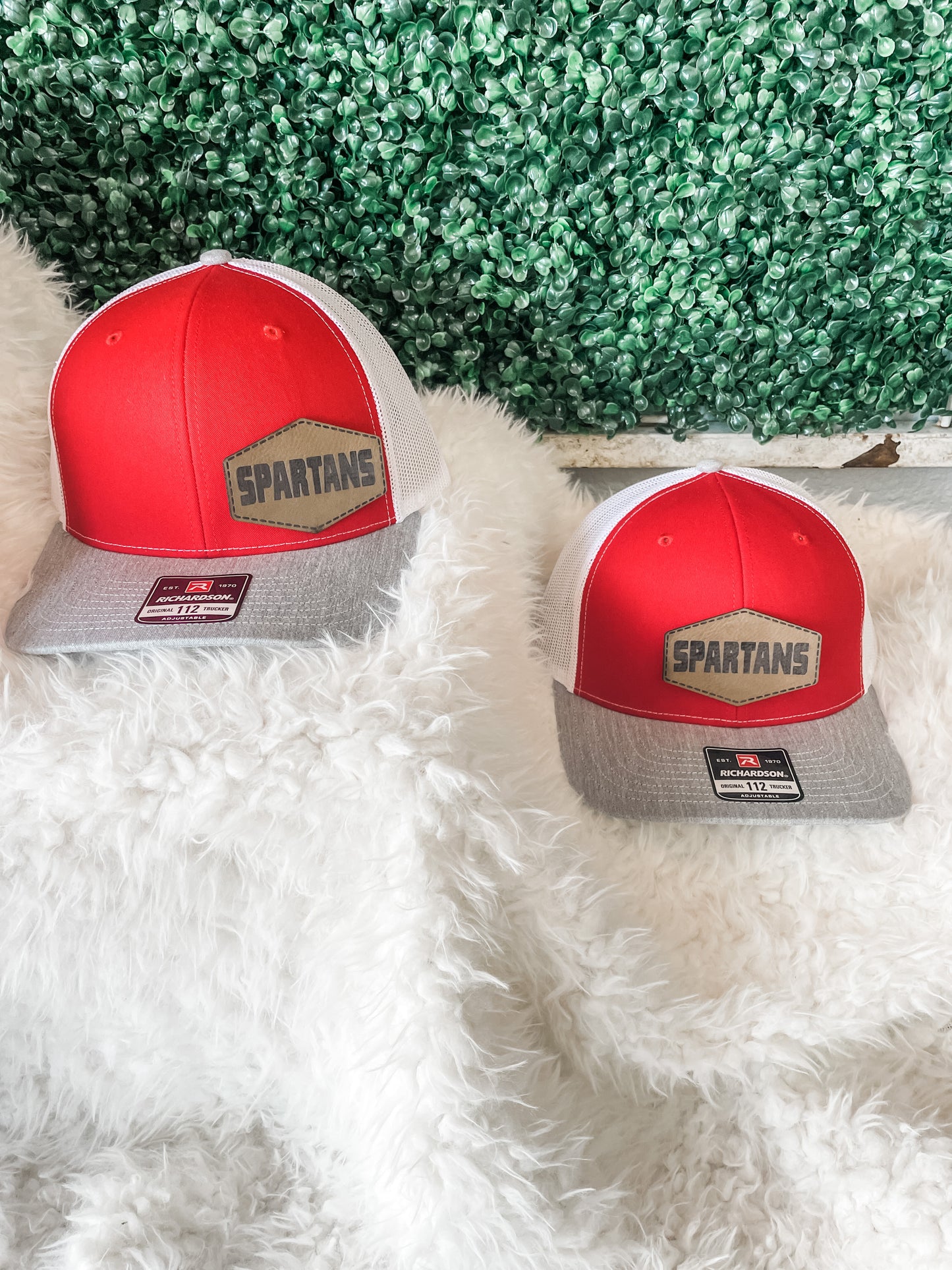 Spartans Leather Patch Hat