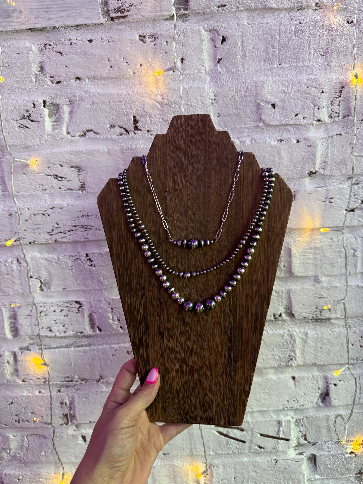 DIY Desert Bead Paperclip Necklace