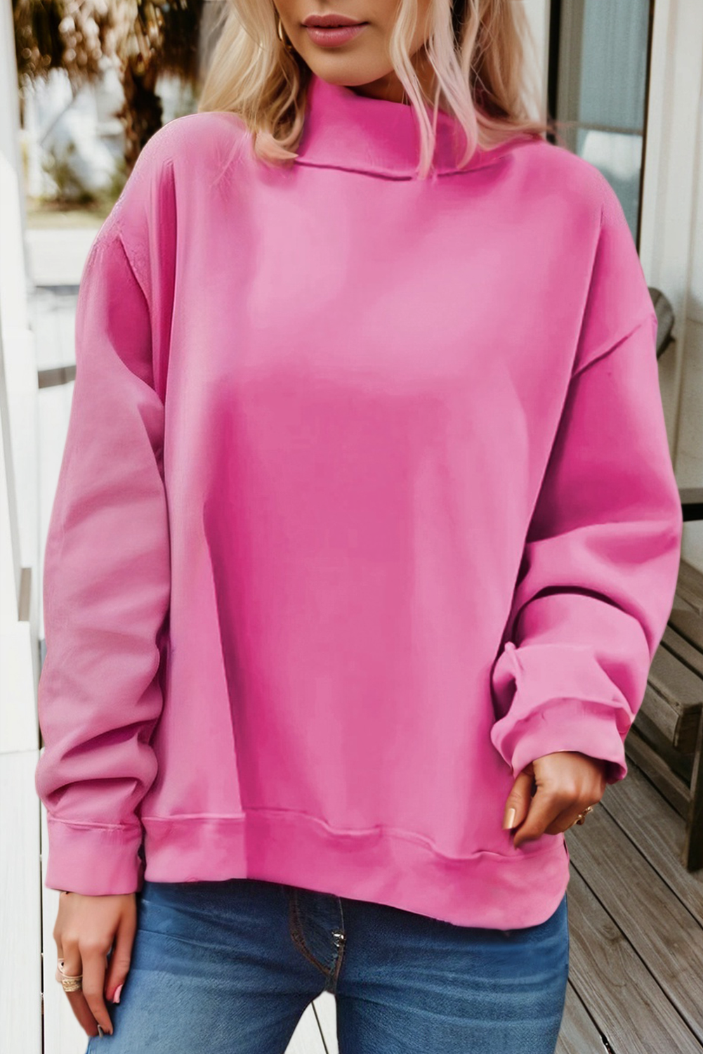 66 Game Day Reversible Mock Neck Sweatshirt (S-4X)