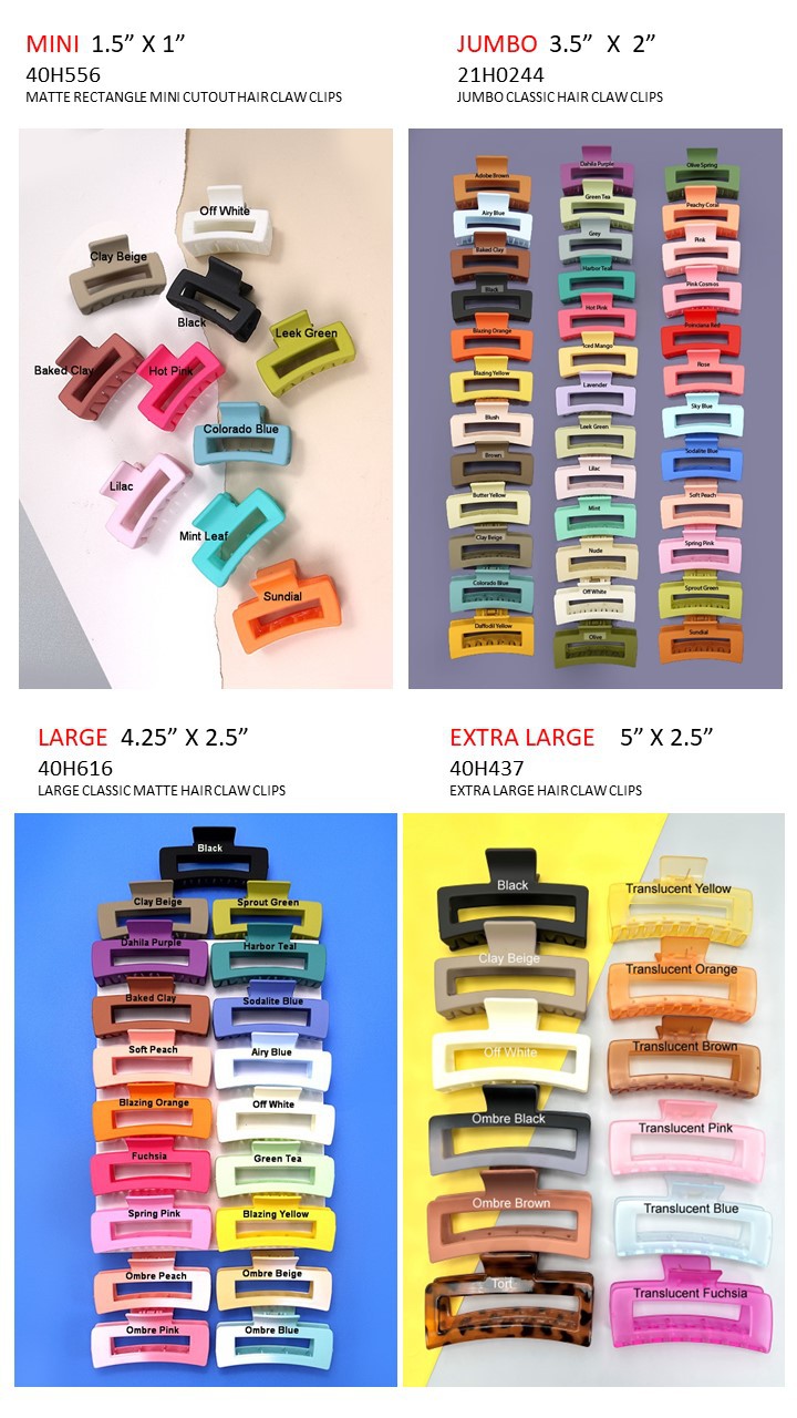 Jumbo Classic Claw Clip