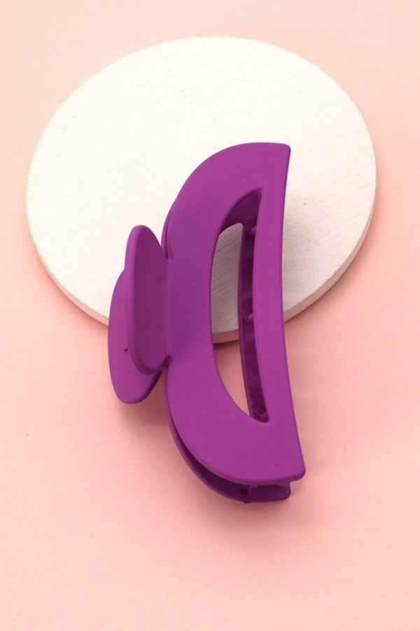Matte Half Moon Claw Clip