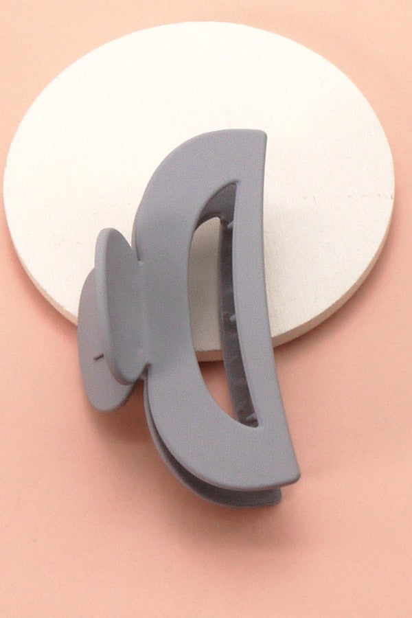 Matte Half Moon Claw Clip