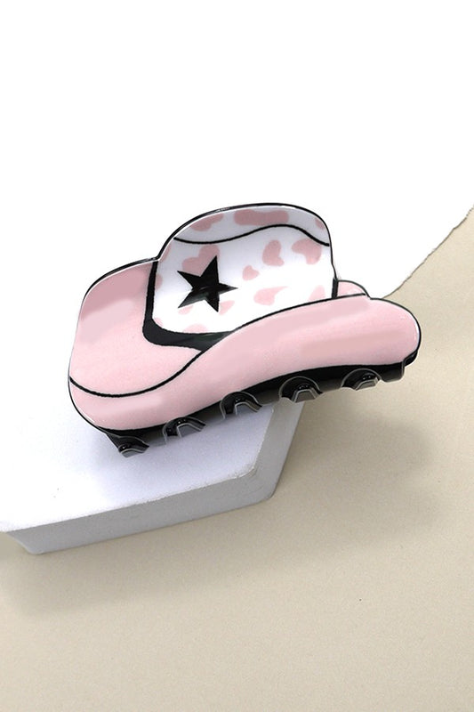 Cowgirl Hat Claw Clips