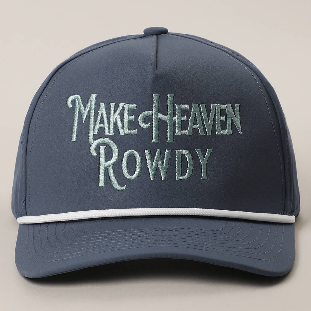 Make Heaven Rowdy Rope Strap Trucker Hat