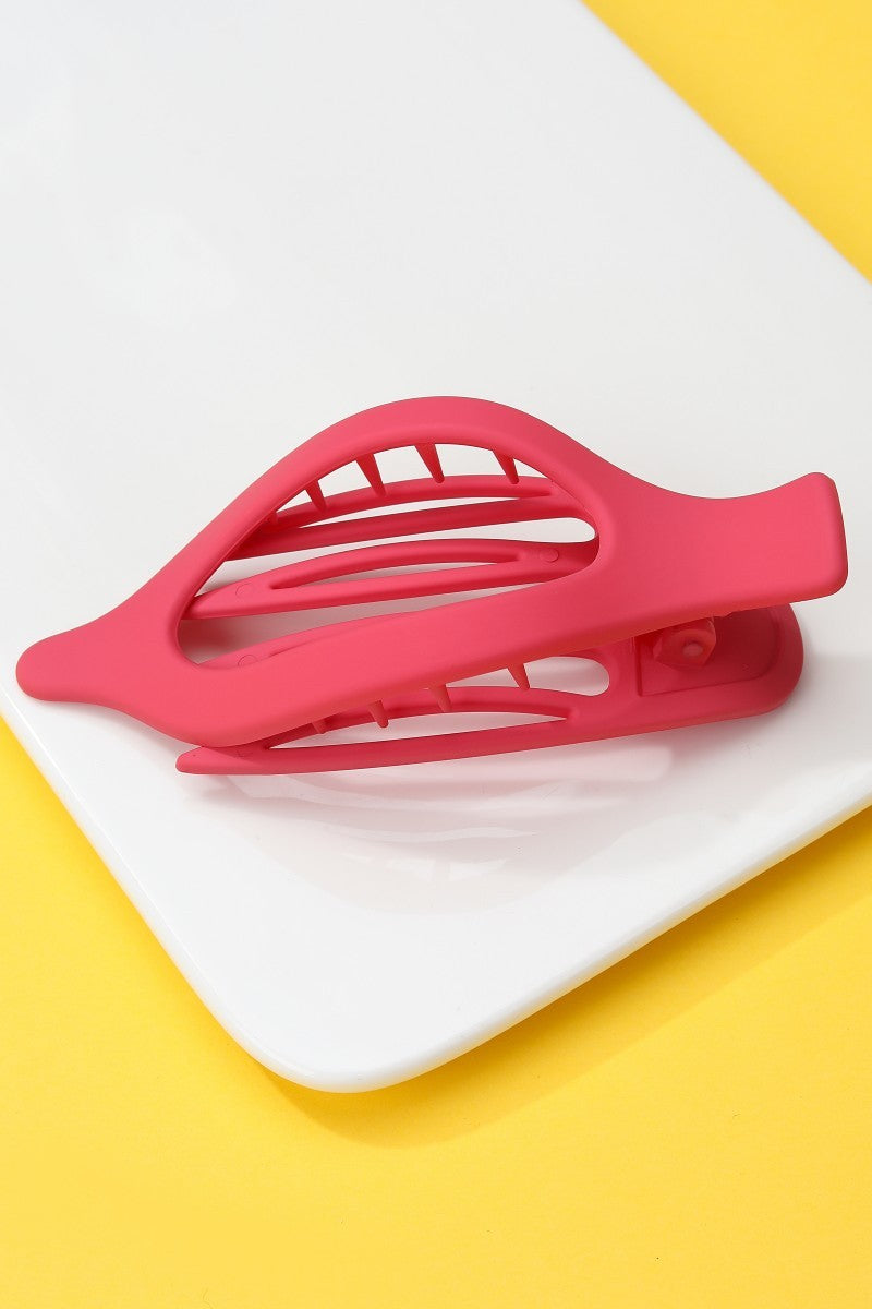 Oval Lay Down Flat Hair Claw Clips