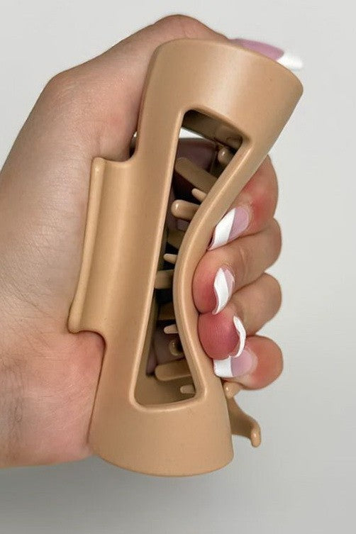 Jumbo Bendable Flexible Hair Claw Clips