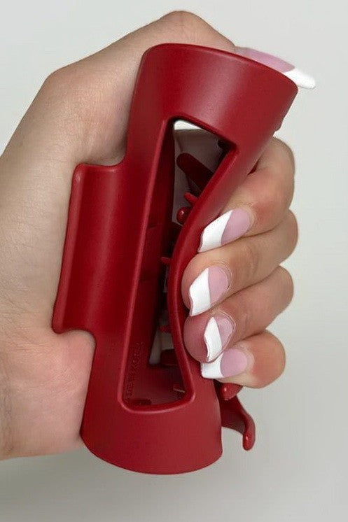 Jumbo Bendable Flexible Hair Claw Clips