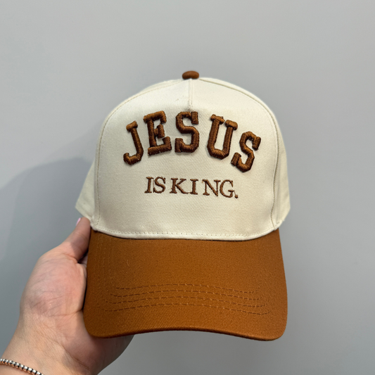 Jesus is King Embroidery Hat