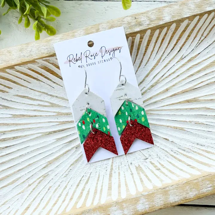 Chevron Holiday Confetti
