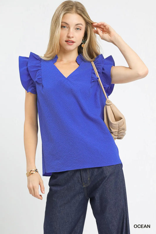 Flutter Sleeve Top