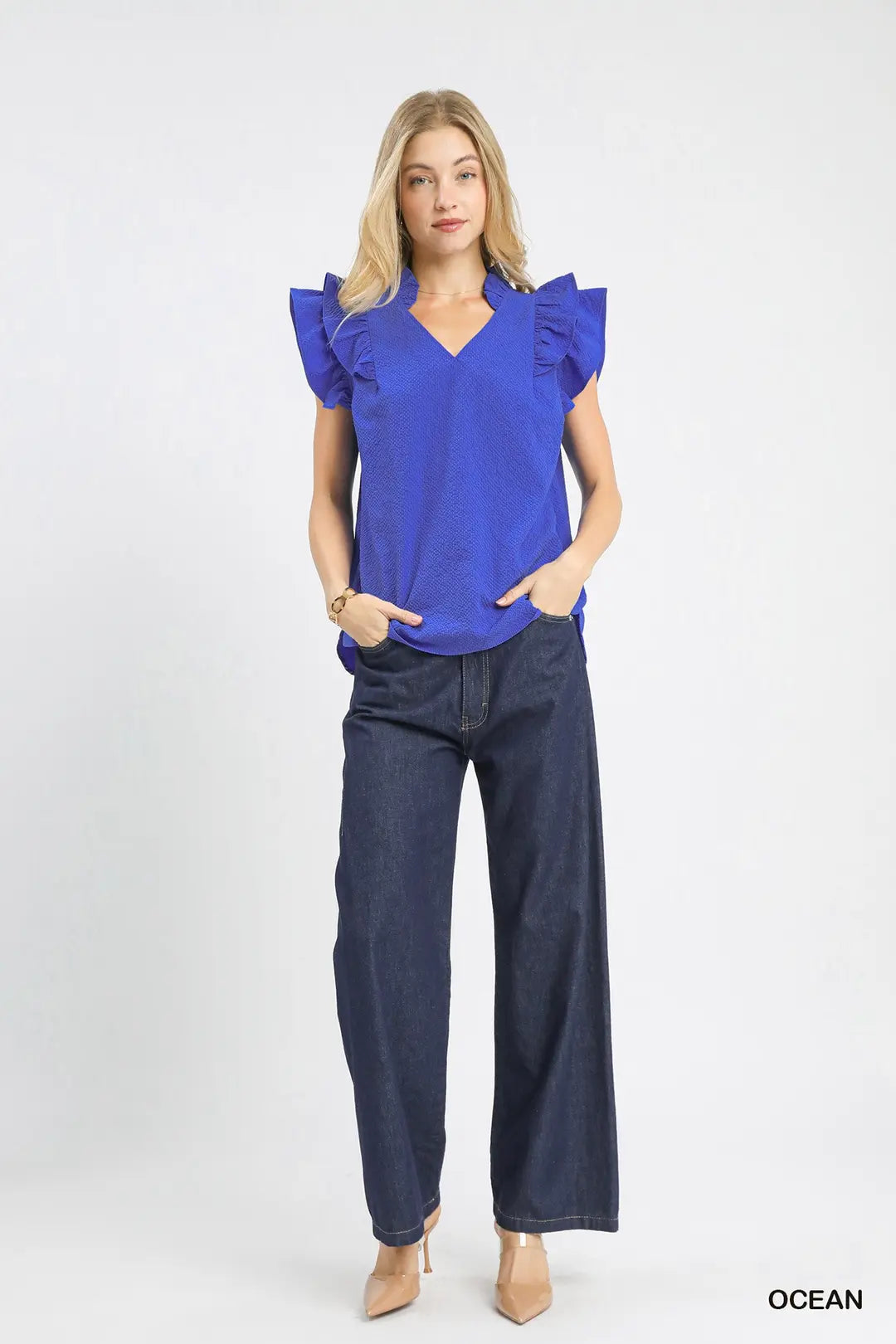 Flutter Sleeve Top