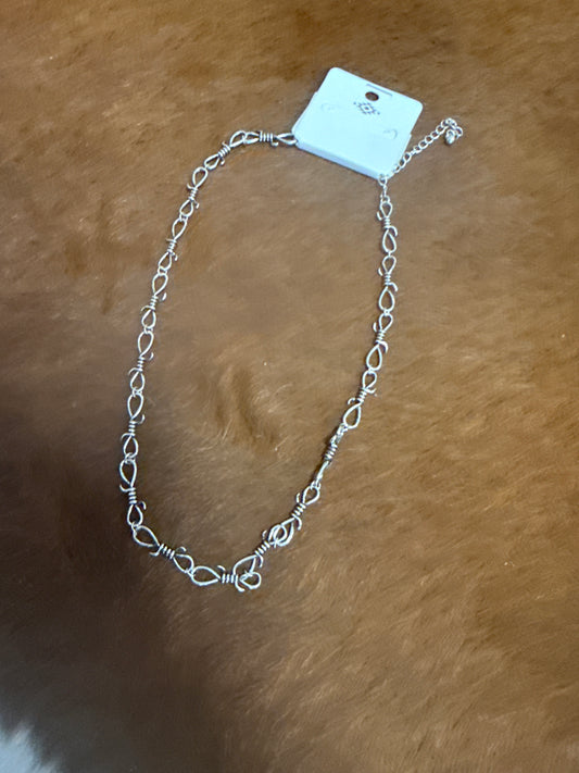 Western Barbed Wire Necklace