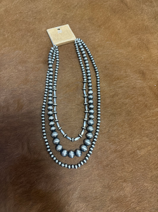 Open Range Multi Strand Navjo Style necklace