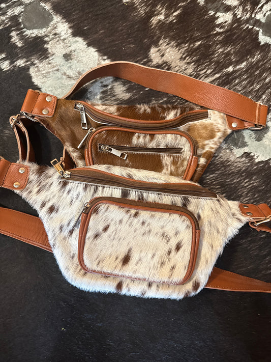 Cowhide Fanny Pack